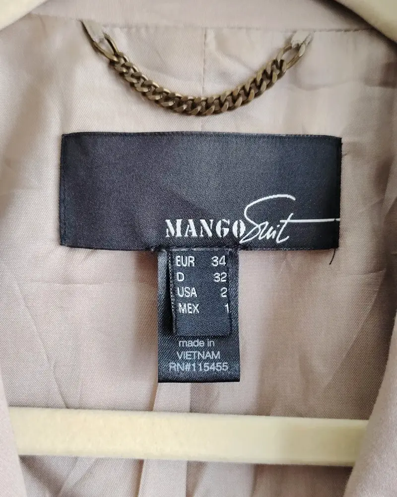 Blazer Mango Beige 34 - 3