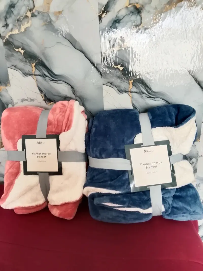 Mantas Sherpa Flannel 200x200 cm
