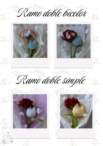 Flores a crochet - miniatura 3
