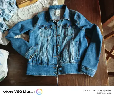 Chaqueta de mezclilla azul XL - miniatura 1