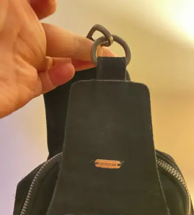 Bandolera de cuero negra - miniatura 3