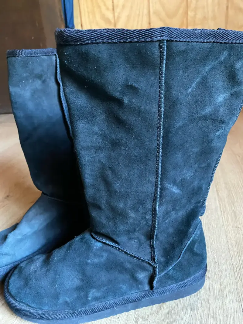 Botas negras de gamuza - 2