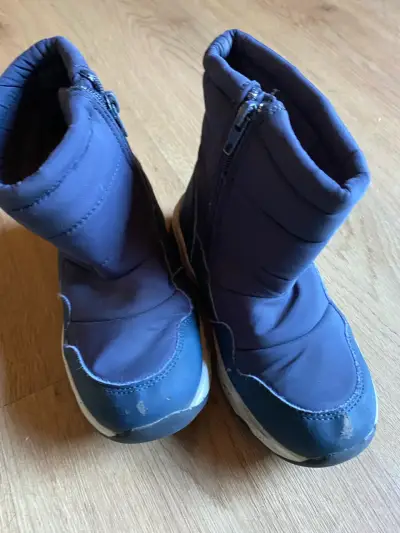 Botas de nieve azules para niños - miniatura 1