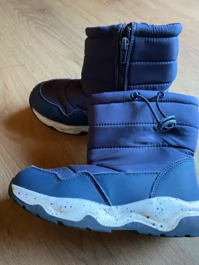Botas de nieve azules para niños - miniatura 2