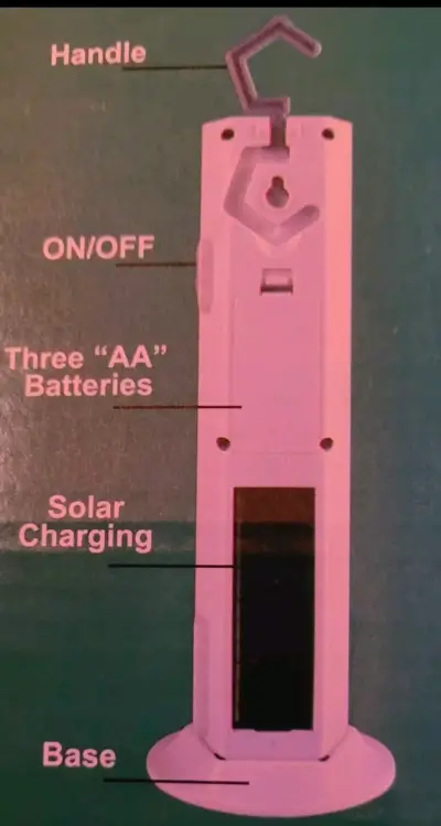 Lámpara LED recargable de emergencia Solar - miniatura 2