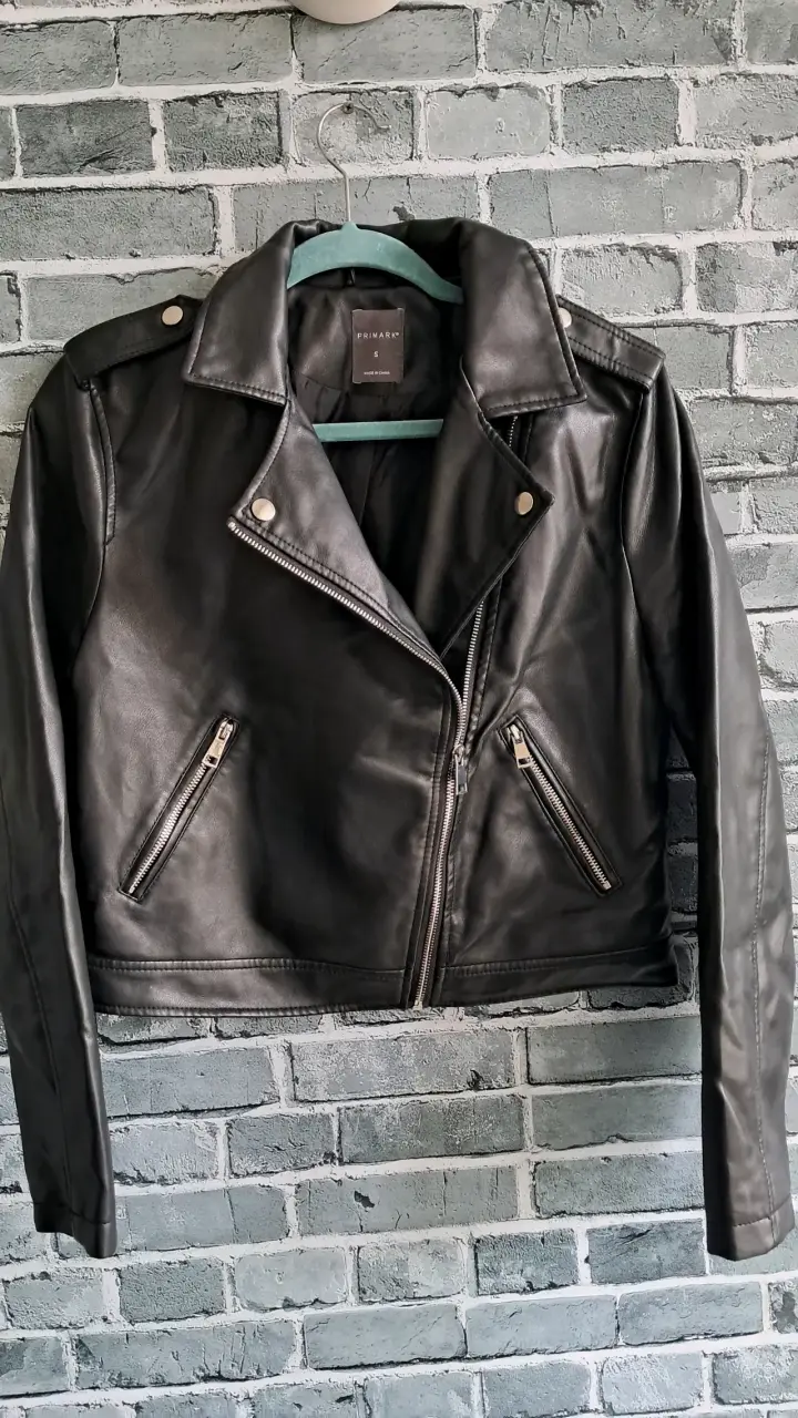 Chaqueta biker negra Primark - 1