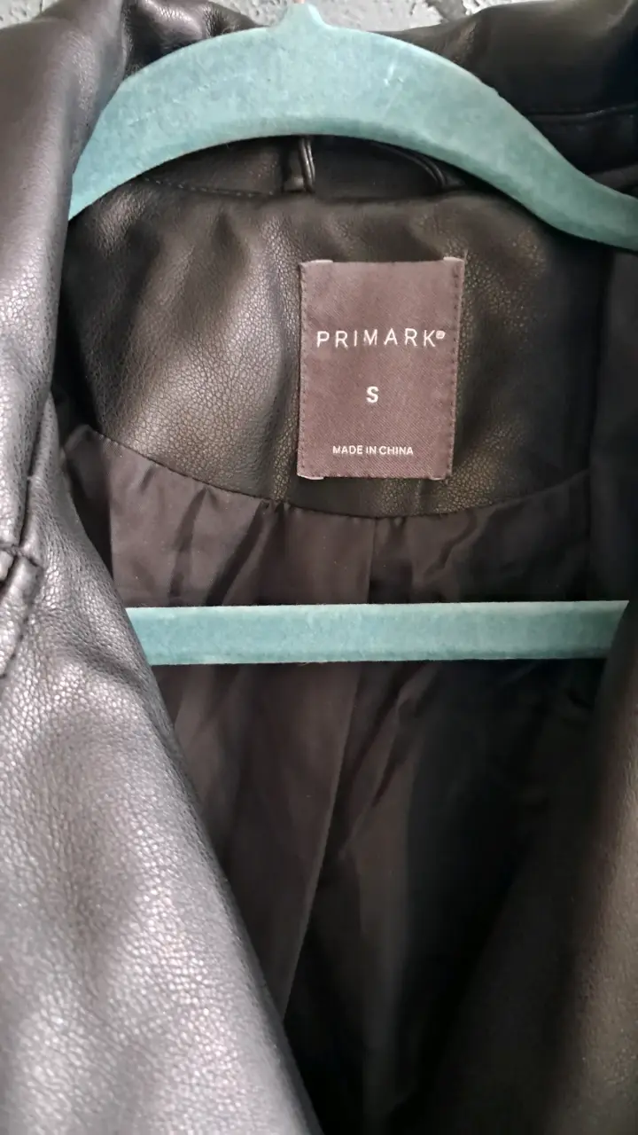 Chaqueta biker negra Primark - 2