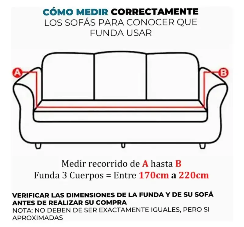 Funda de sillón 3 cuerpos NUEVA - 2