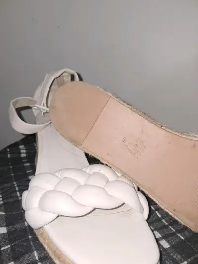 Sandalias blancas HYM - miniatura 1