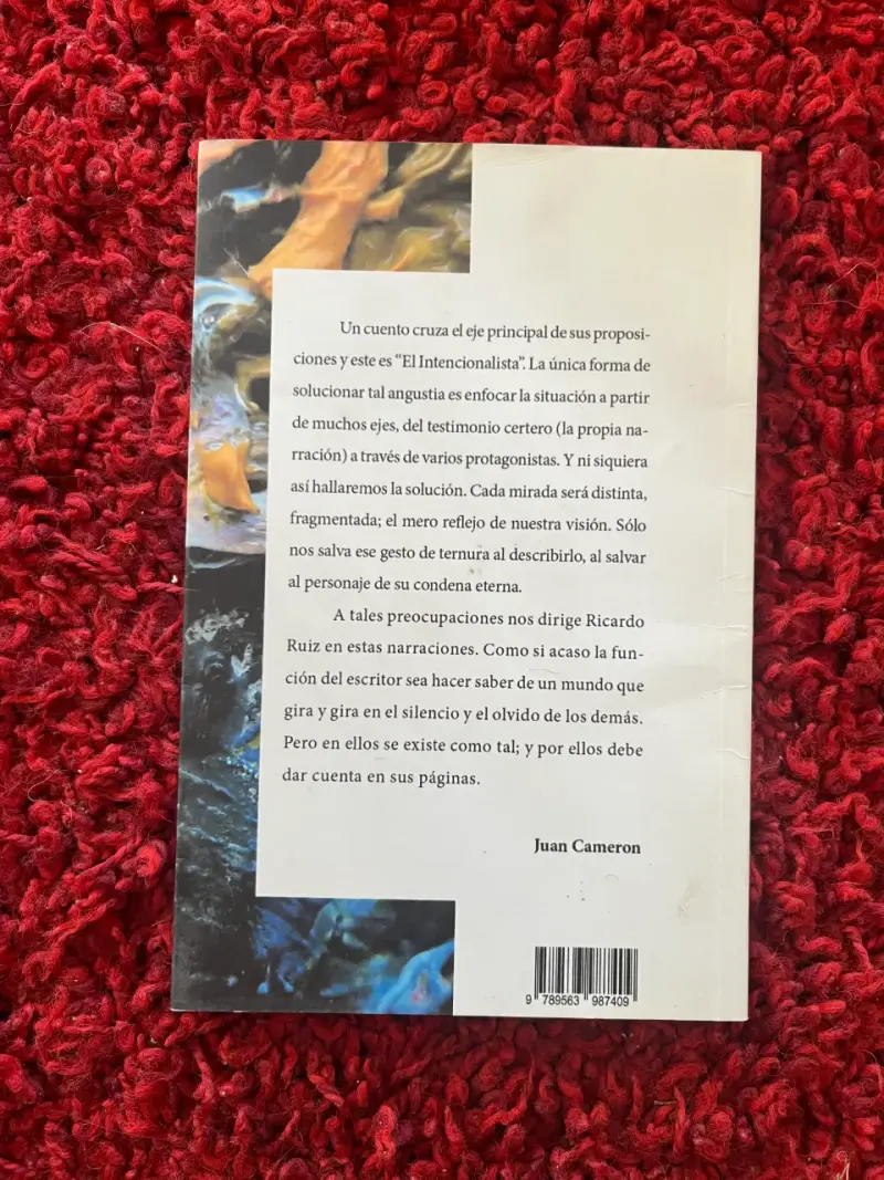 Libro 'El Intencionalista' cuentos - 3