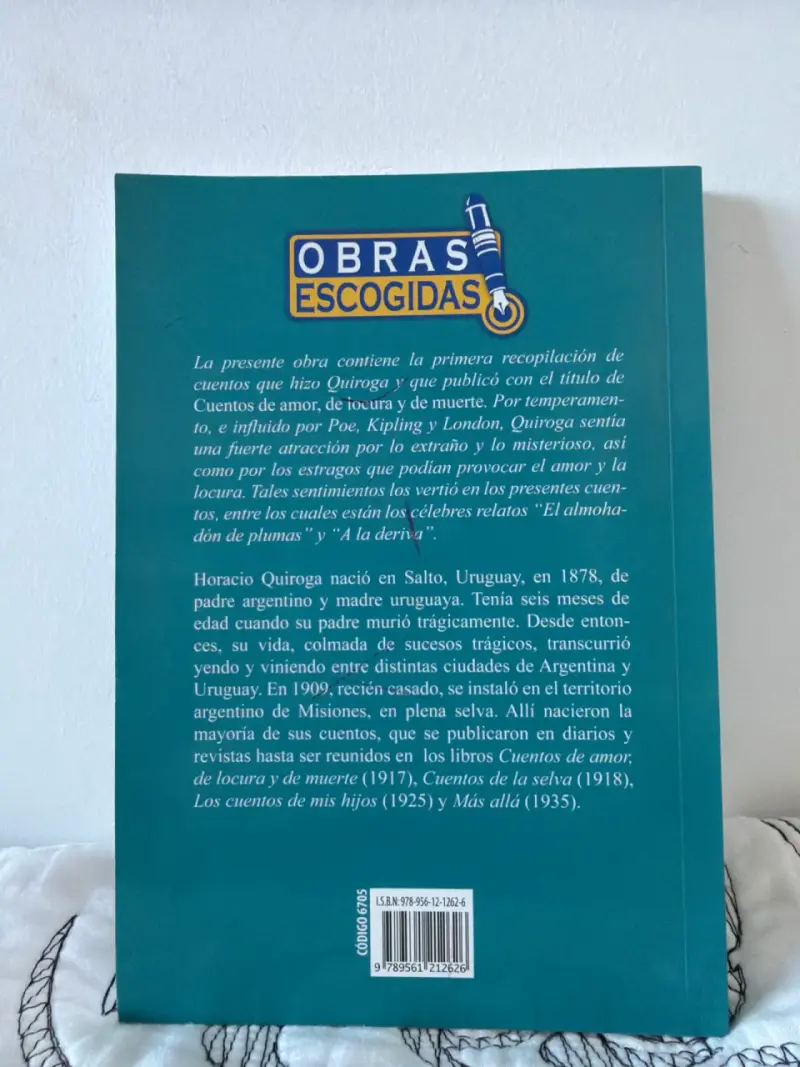 Libro Cuentos de amor, de locura y de muerte - 2