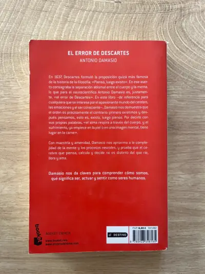 Libro 'El error de Descartes' de Antonio Damasio - miniatura 3