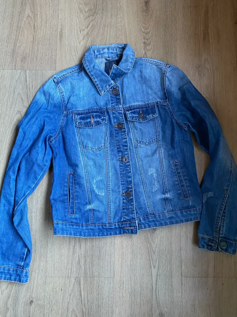 Chaqueta de mezclilla azul - 1