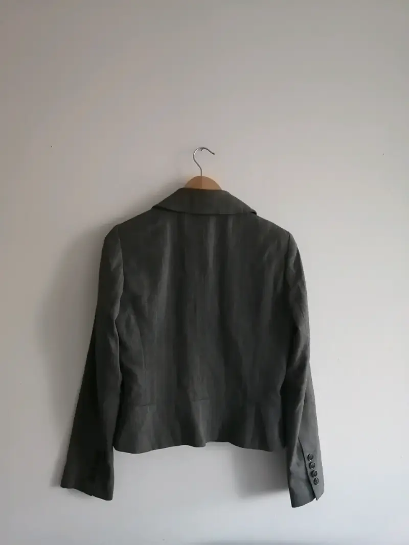 Blazer gris clásico - 5