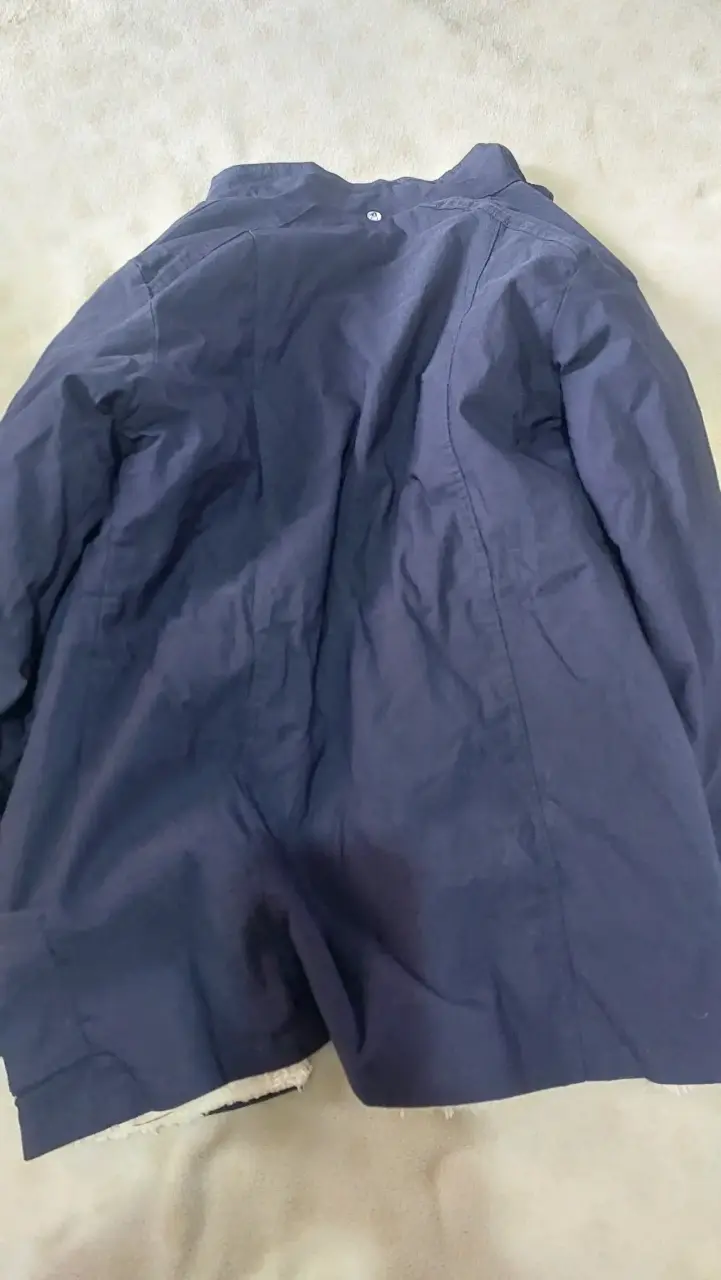 Parka azul con forro polar - 2