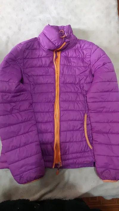 Chaqueta acolchada morada mujer - miniatura 1