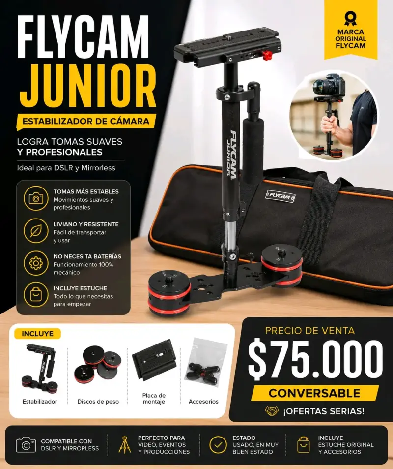 Estabilizador de cámara Flycam Junior - 1