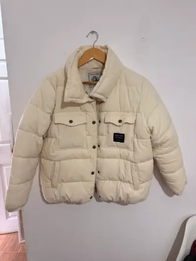 Chaqueta acolchada blanca - miniatura 1