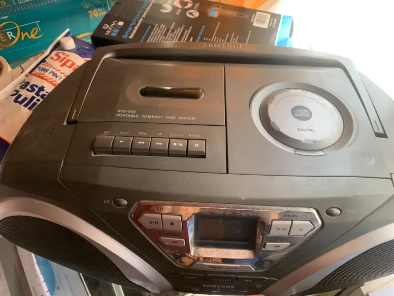 Radio boombox Samsung gris - 2