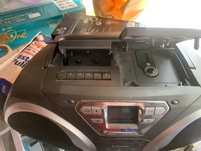 Radio boombox Samsung gris - miniatura 4