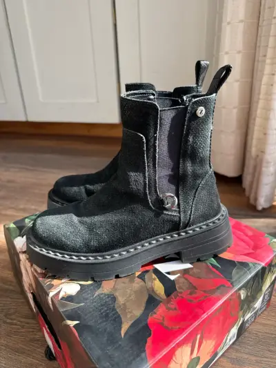 Botines negros talla 36 - miniatura 3