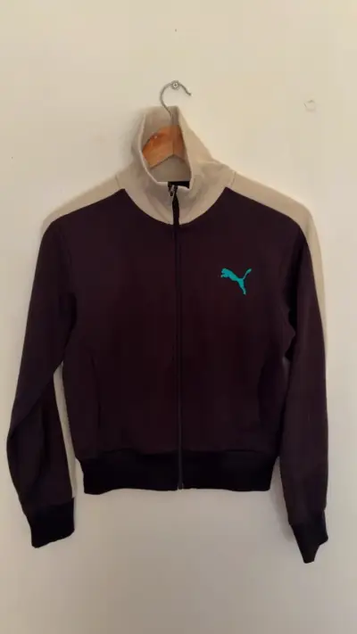 Chaqueta deportiva negra con logo - miniatura 1