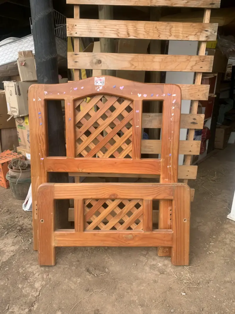 Cama de madera pino oregón