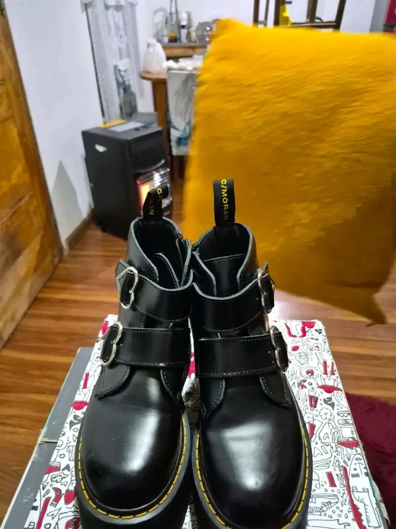 Botines  negras con plataforma - 3