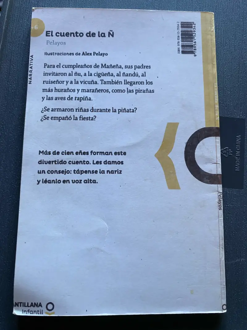 Libro 'El cuento de la Ñ' Pelayos - 2