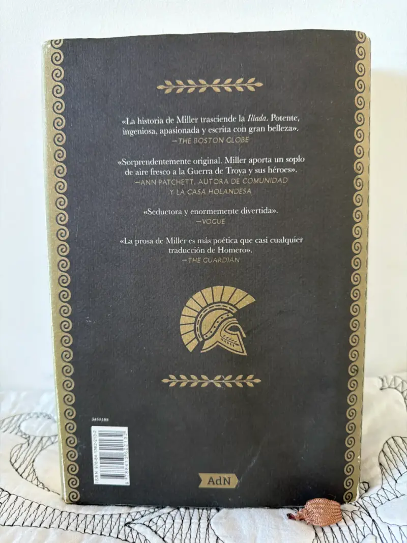 Libro 'La Canción de Aquiles' - 2