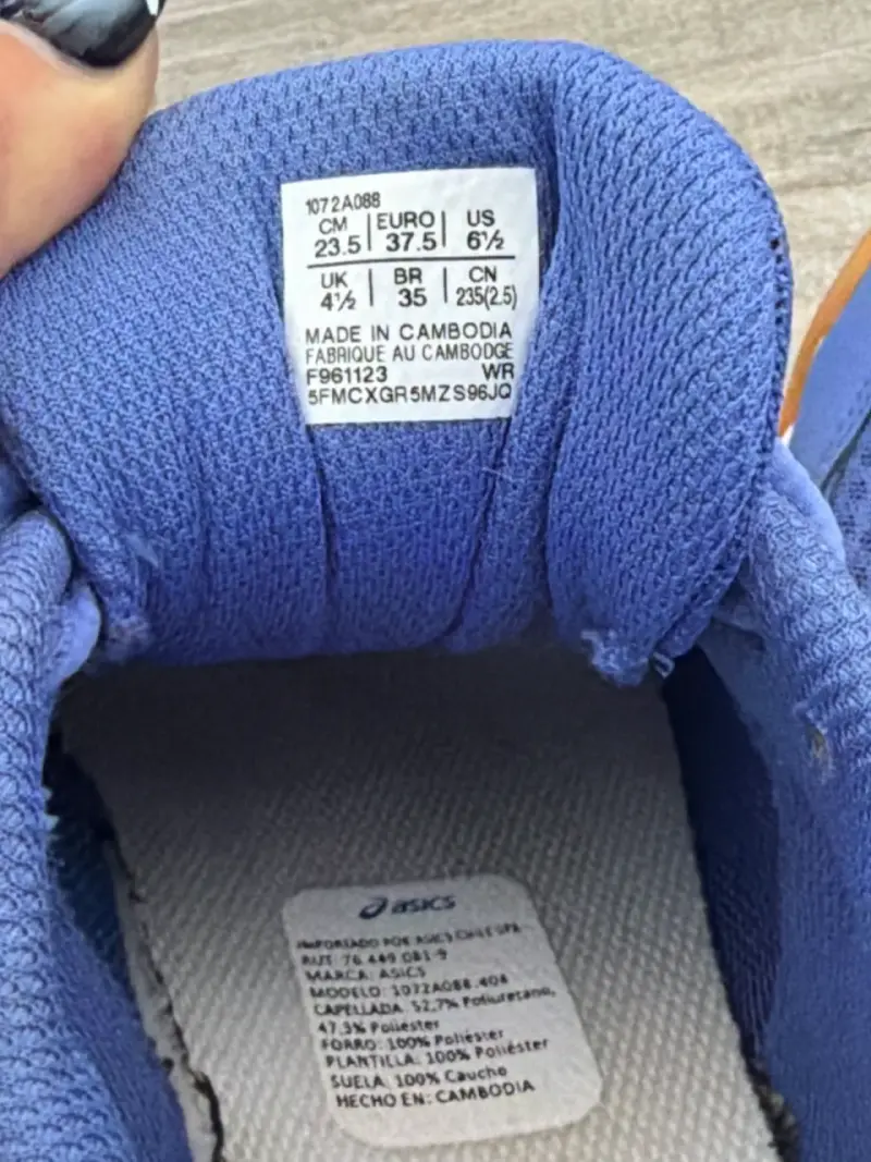 Zapatillas de voleibol azules - 4