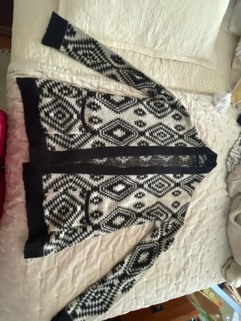 Cárdigan tejido TOPSHOP con diseño geométrico - 2