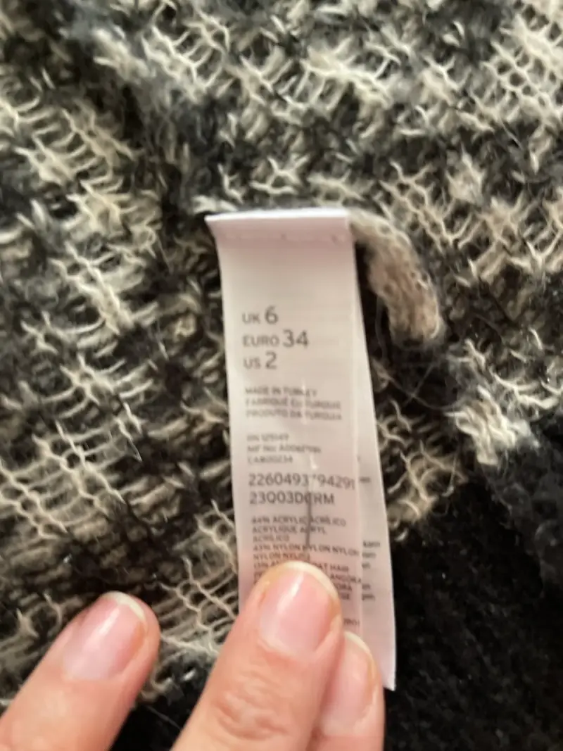 Cárdigan tejido TOPSHOP con diseño geométrico - 4