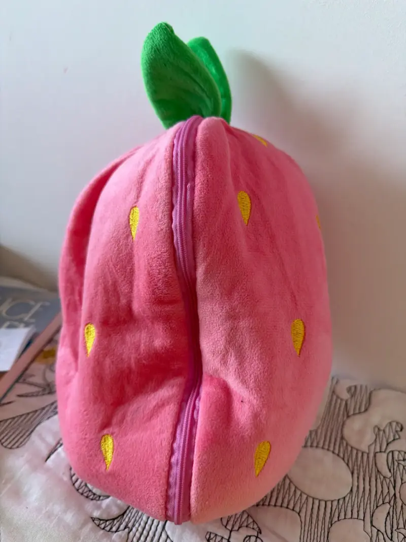 Peluche conejo blanco y rosado - 3