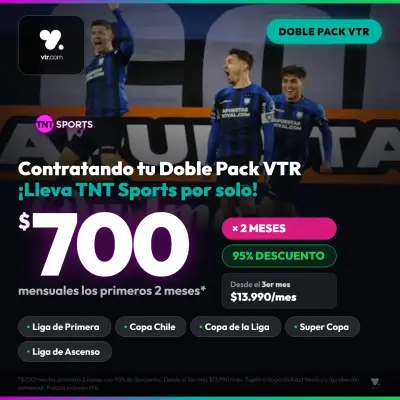 TV hogar vtr + fibra óptica - miniatura 1