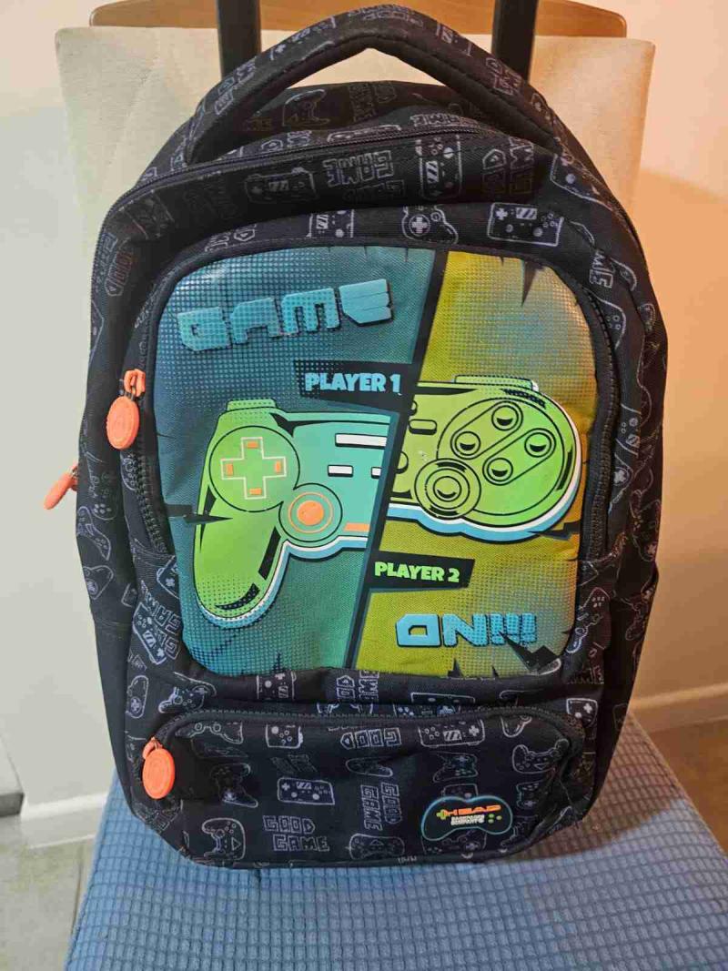 Mochila Head gamer con ruedas - 3