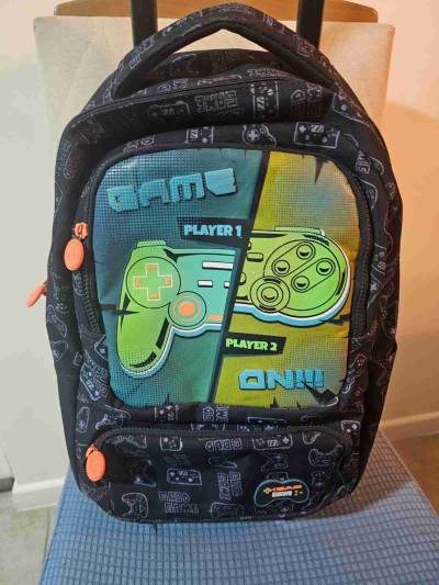 Mochila Head gamer con ruedas - miniatura 3
