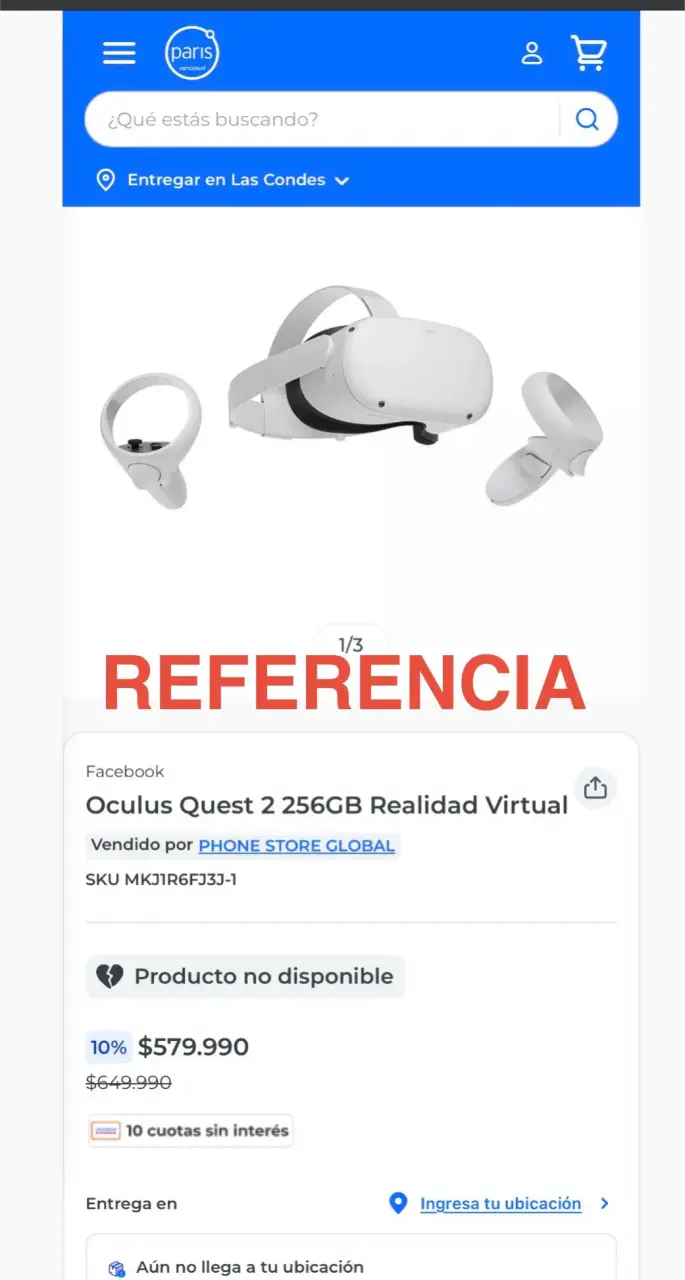 Oculus Quest 2 lentes de realidad virtual - 4
