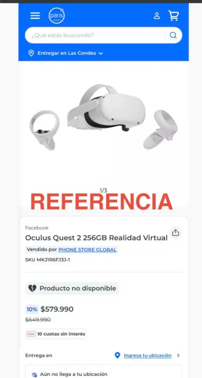 Oculus Quest 2 lentes de realidad virtual - miniatura 4