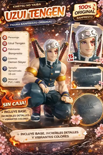 Figura de Uzui Tengen Kimetsu no Yaiba - miniatura 5