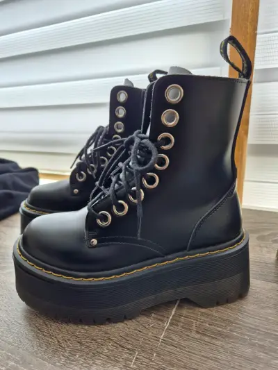 Botas negras plataforma - miniatura 4