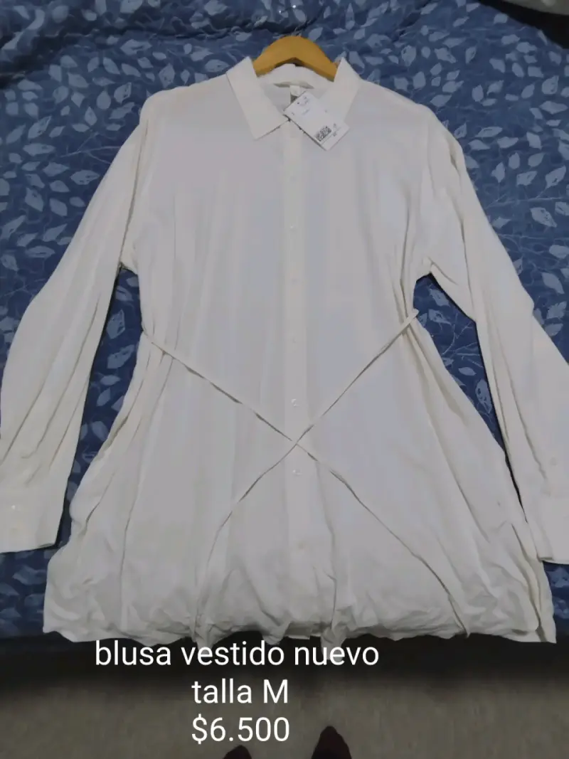 Vestido blusa blanco nuevo