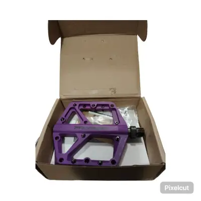 Pedal de bicicleta morado Promend - miniatura 2
