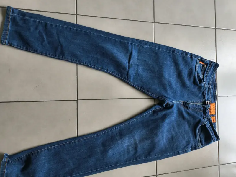 Pantalones de mezclilla azul - 1