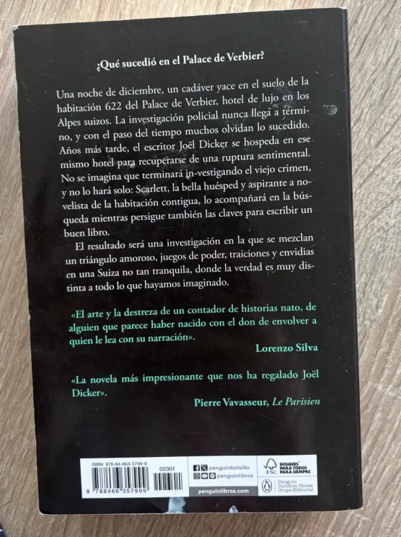 Libro 'El enigma de la habitación 622' - 2