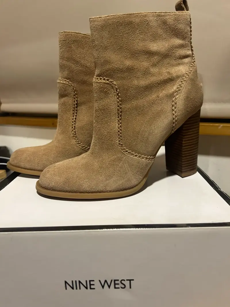 Botines beige Nine West - 1