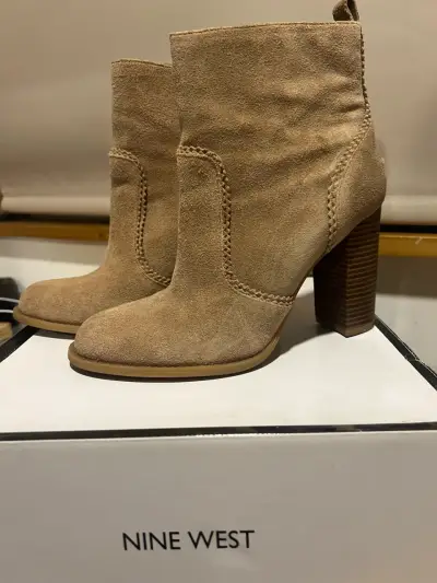 Botines beige Nine West - miniatura 1