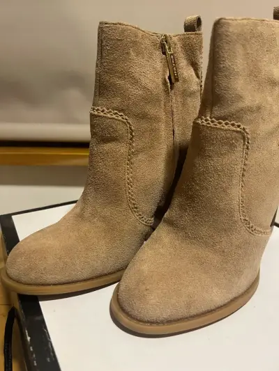 Botines beige Nine West - miniatura 2