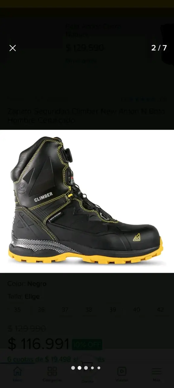 Botas de seguridad Climber New Anton - 5