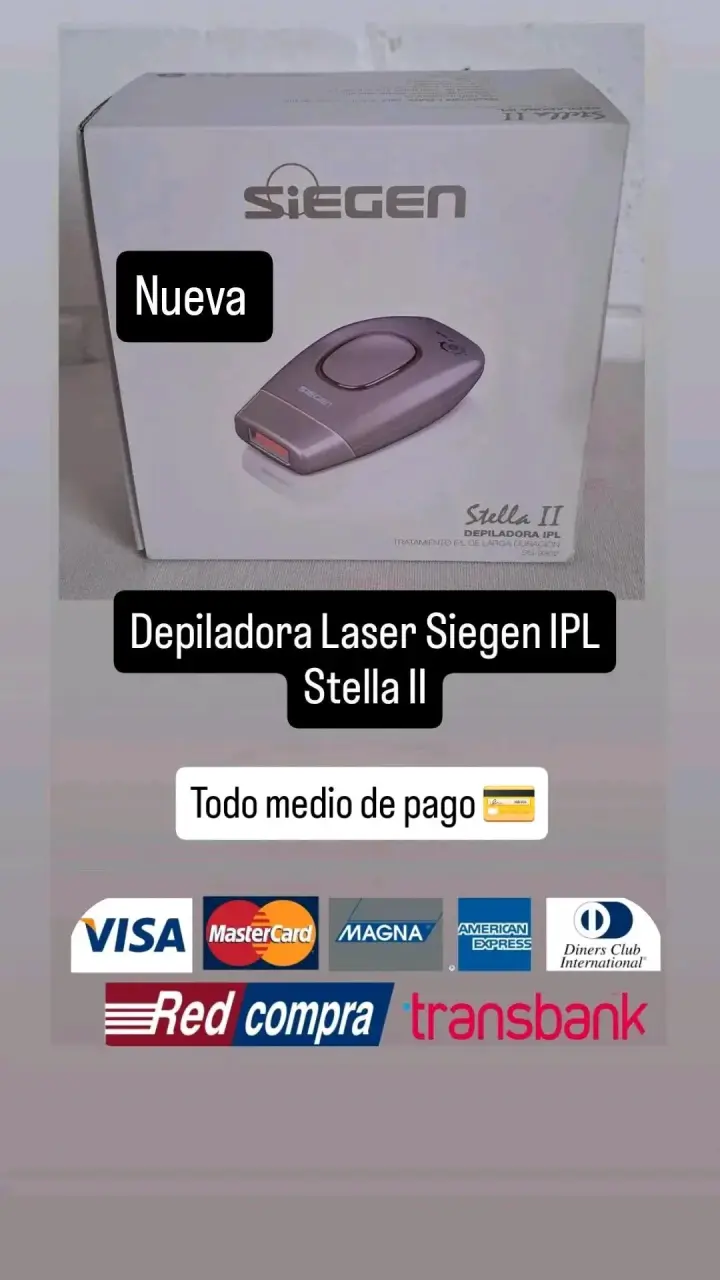 Depiladora IPL Siegen SG-9302 Stella II NUEVA